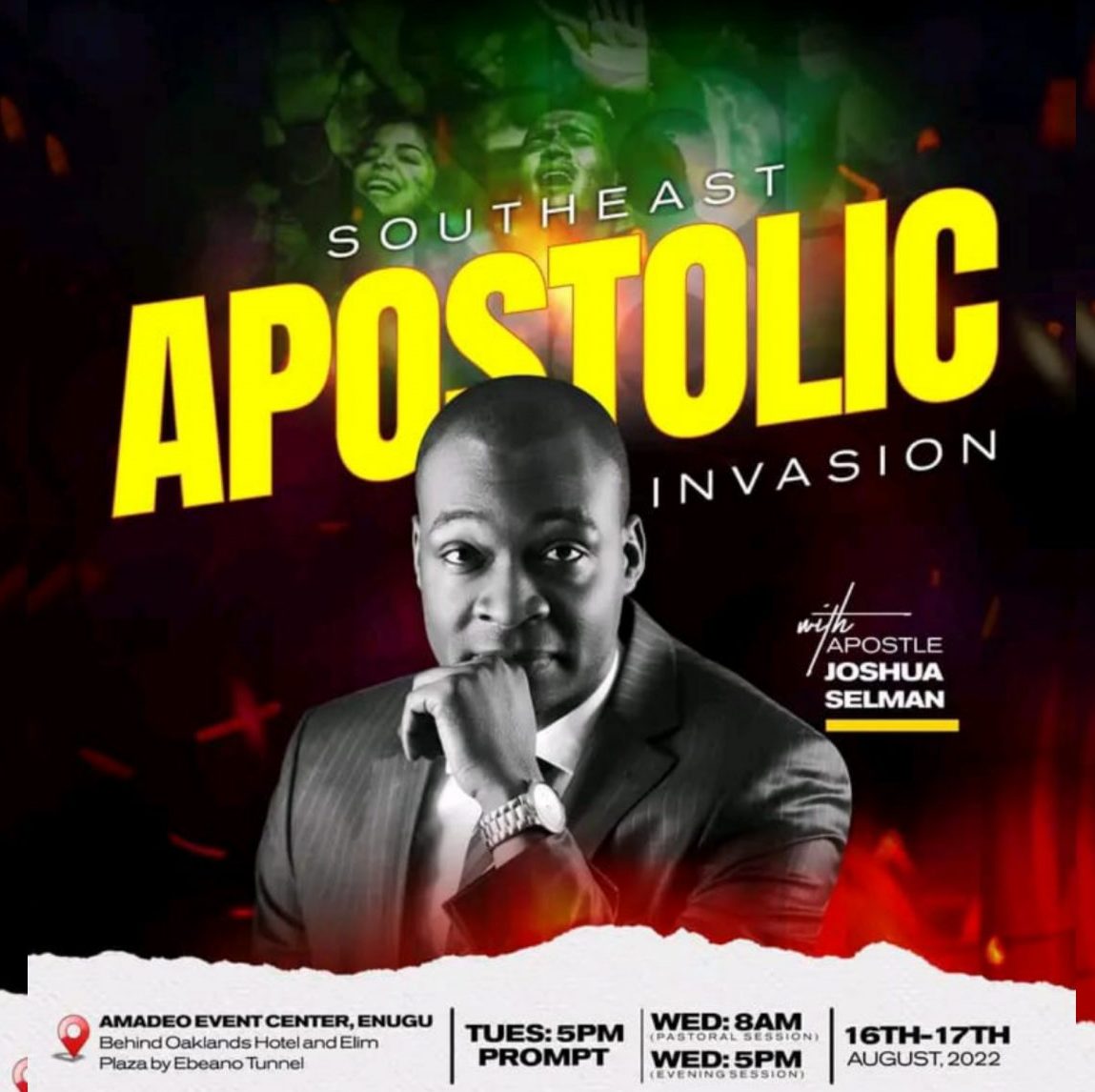Enugu Apostolic Invasion 2022 With Apostle Joshua Selman